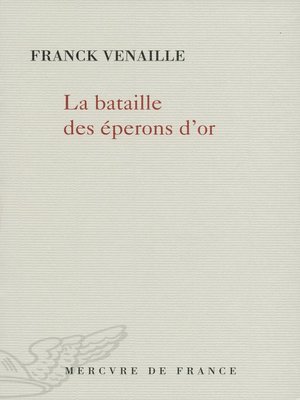 cover image of La bataille des éperons d'or